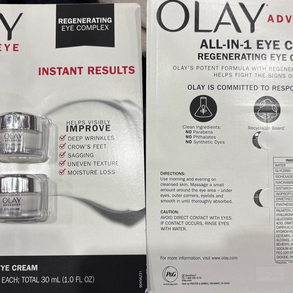2 Olay Advance Eye All-in-1 Regenerist Cream
